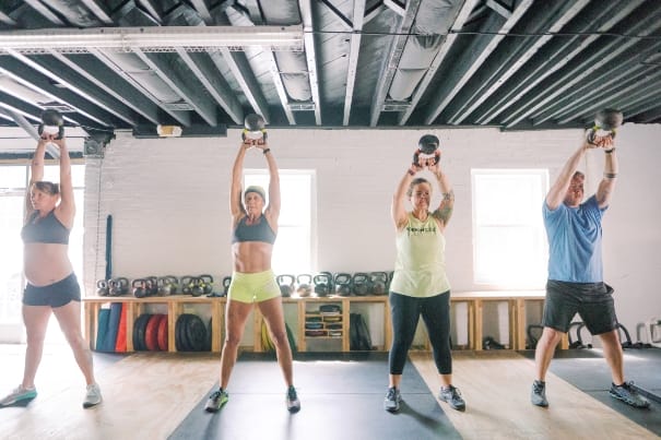 Small group personal training accountability